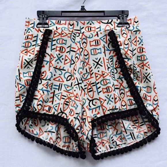 Orange Creek Pom-Pom Detail Shorts - Picture 1 of 6